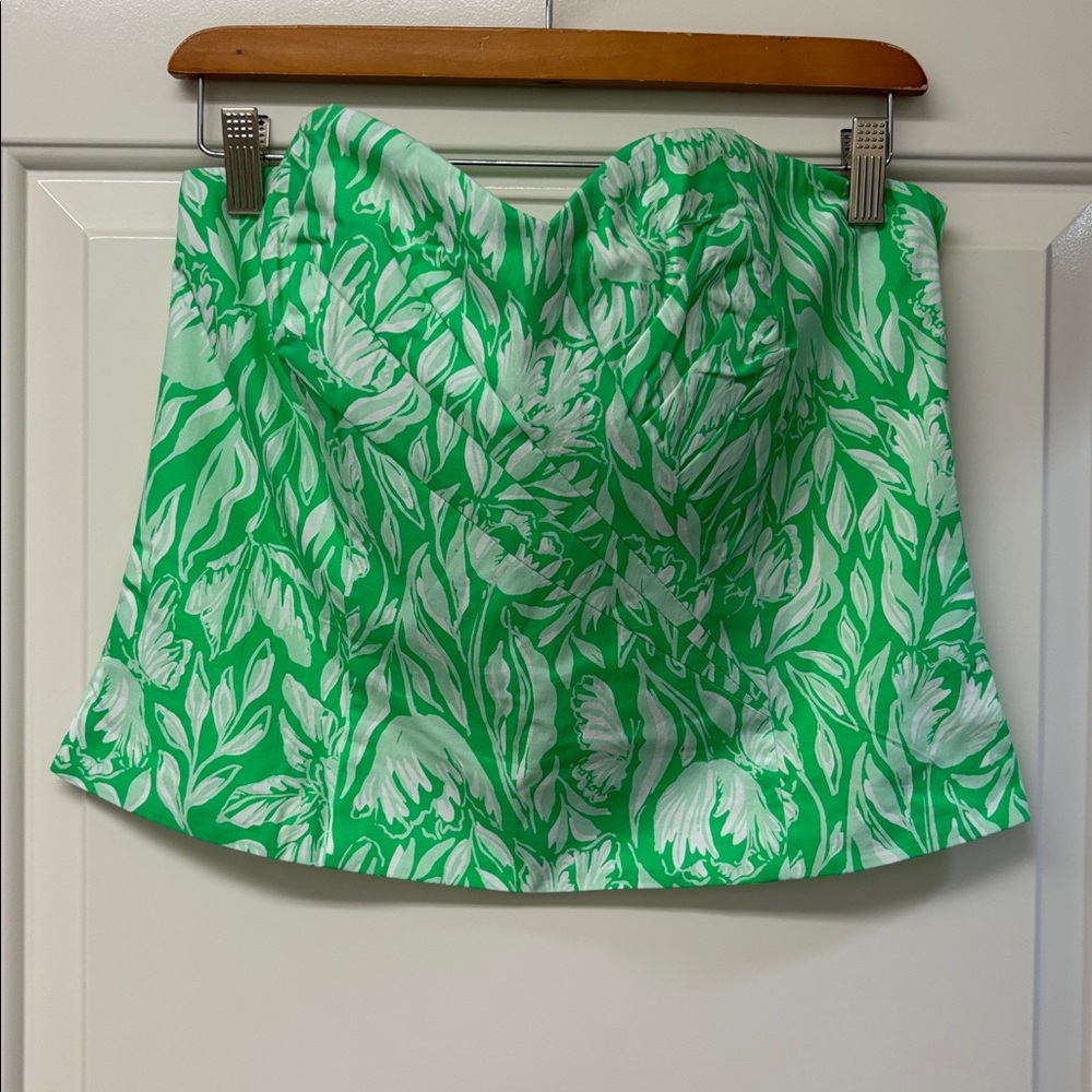 NWT Lilly Pulitzer strapless top size 12